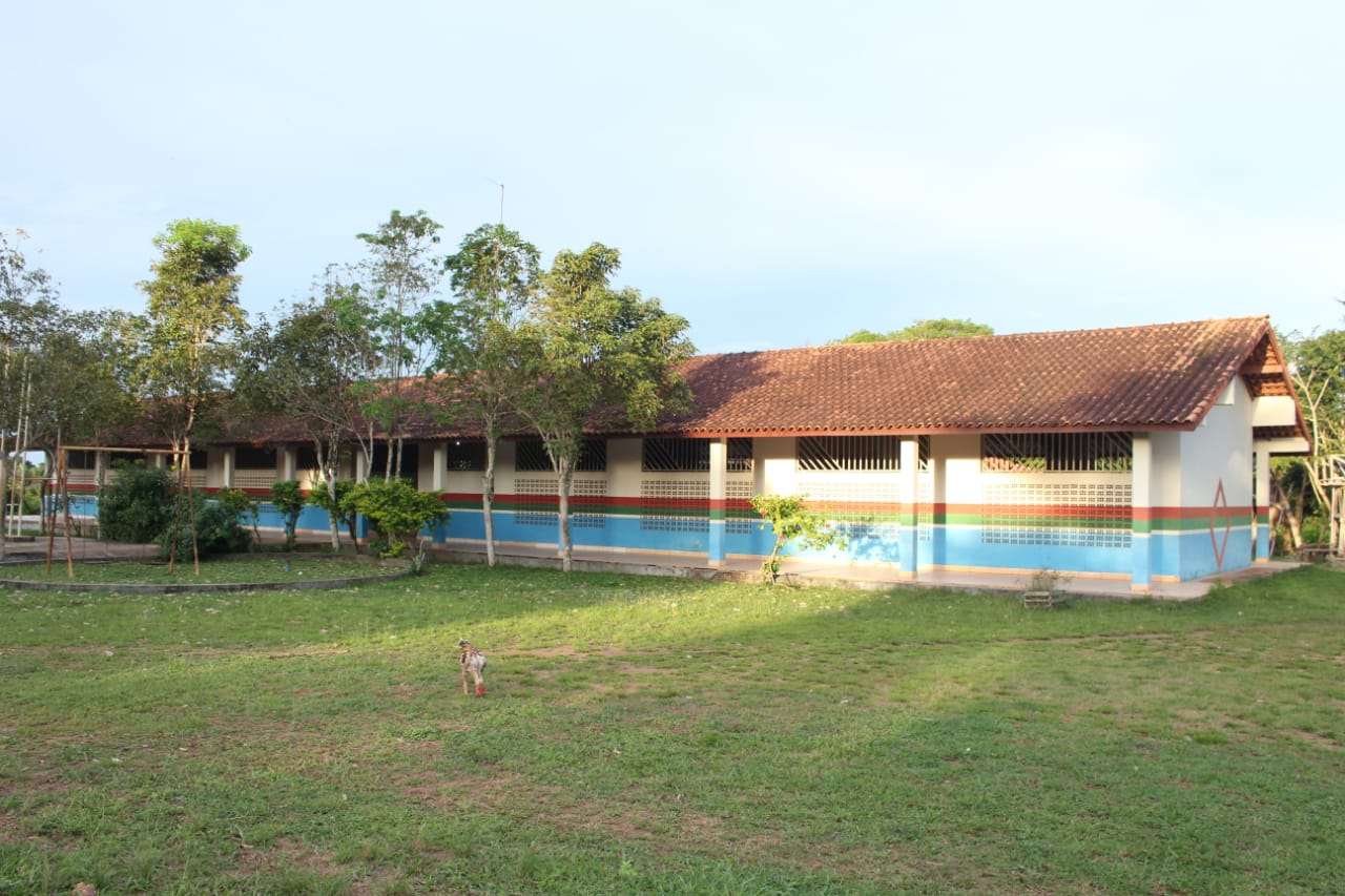 Escola Castelo Branco, na Comunidade Igarapé-Açú, em Juruti. 