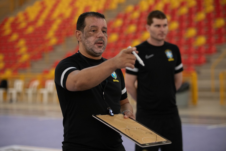 Marquinhos Xavier, técnico da Seleção Brasileira de Futsal
