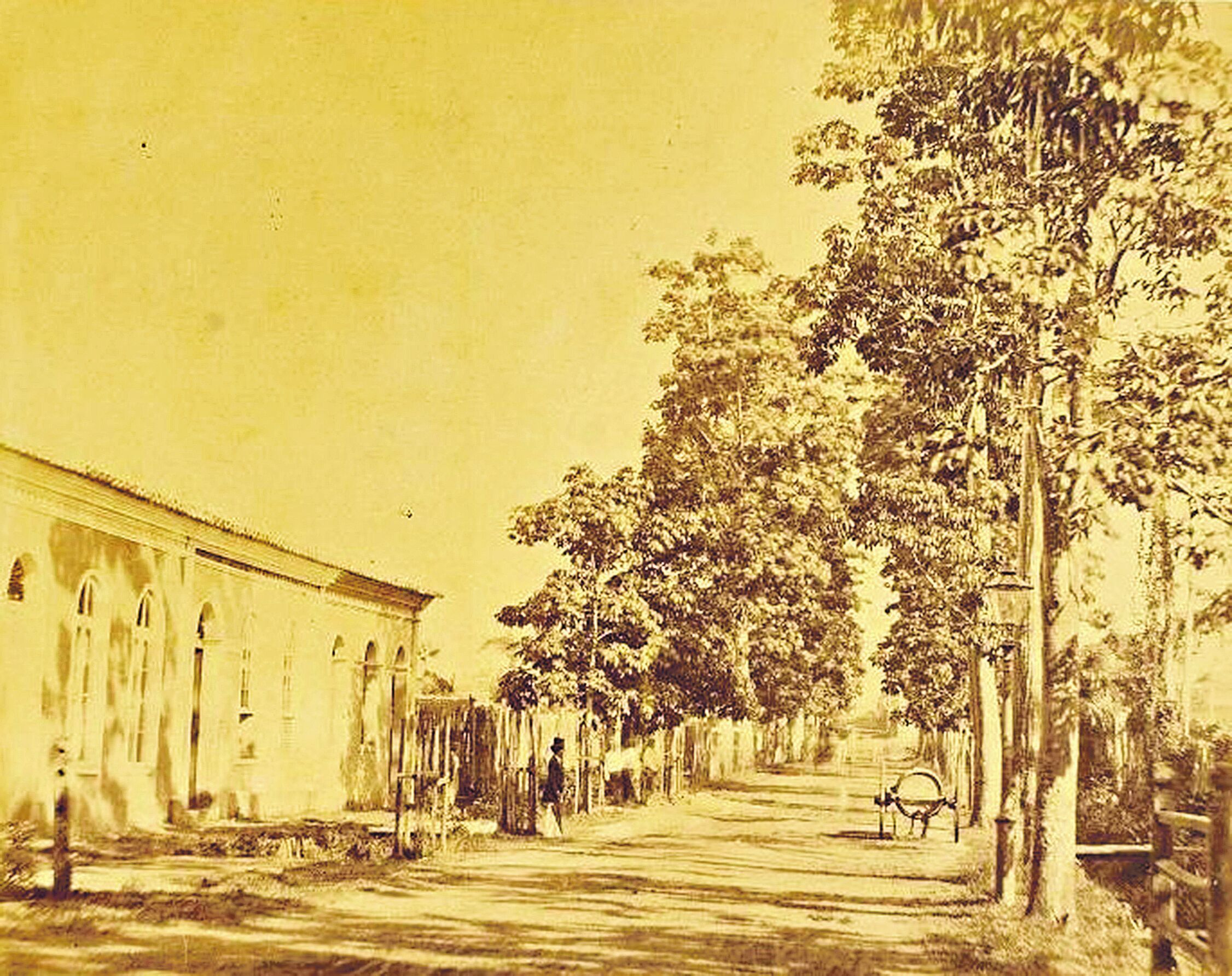 Travessa de São Matheus, no século XIX