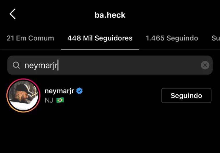 BBB 22: Neymar já seguia e teria tido affair com Bárbara