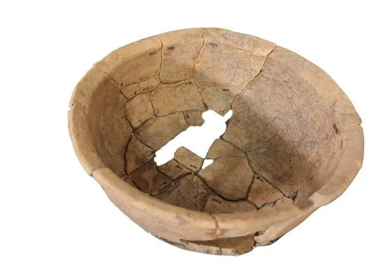 Vasilhame encontrado no Sítio Arqueológico Toca da Anta