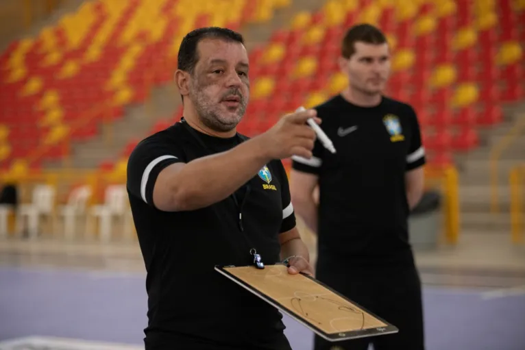 Marquinhos Xavier, técnico da Seleção Brasileira de Futsal
