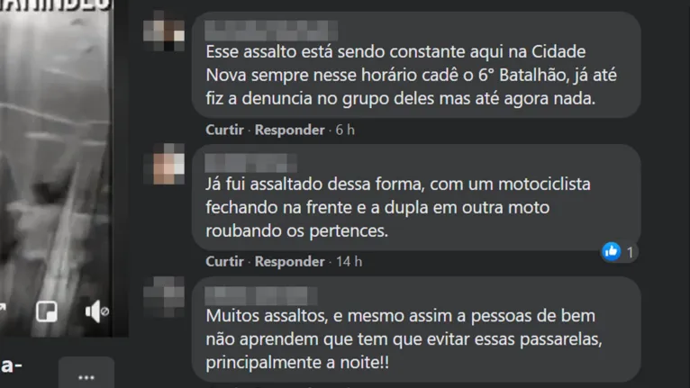 Assaltantes tocam o terror na Cidade Nova