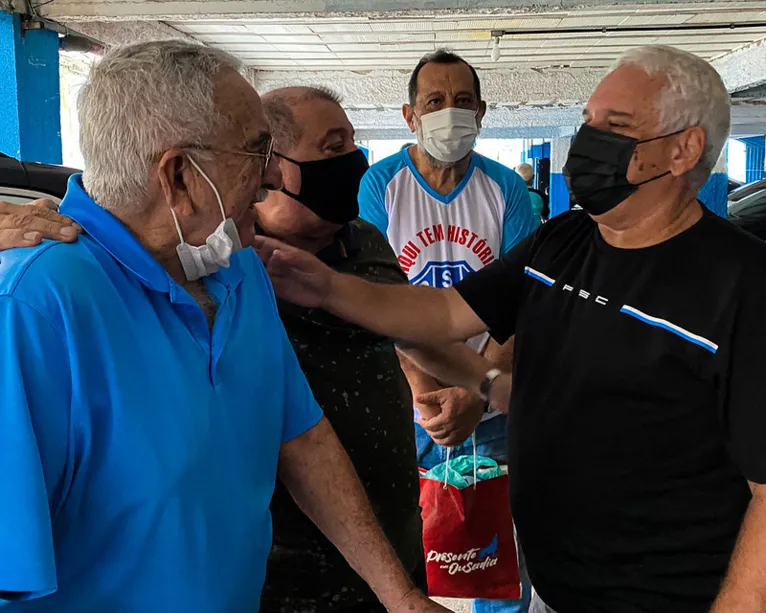 O grande benemérito Hernan Souza Filho também participou do encontro

