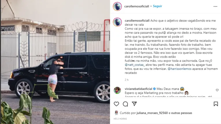 Cantora da Banda AR-15 expõe traição do marido na web; veja