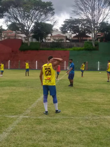 O time fez treinamento na tarde de ontem (4), no mesmo horário da partida.