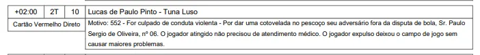 Expulsão do meio em súmula