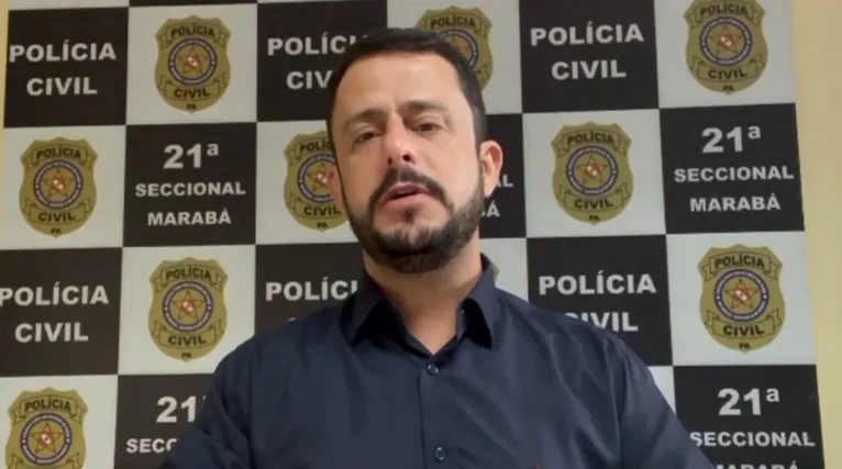 Superintendente de Polícia da 10ª Risp Carajás, delegado Vinícius Cardoso.