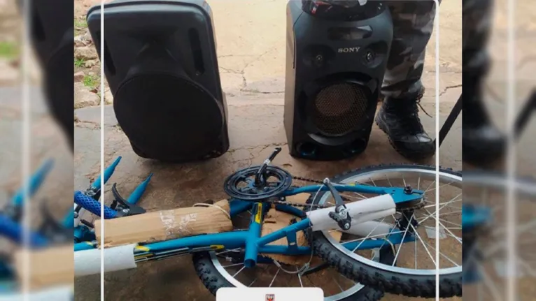 Bicicleta e caixa de som seriam produtos de furto