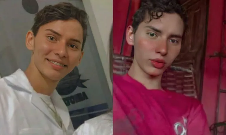 A vítima, o jovem Mateus Cavalcante de 22 anos