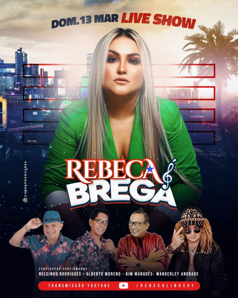 Rebeca Lindsay realiza live em homenagem ao Pará