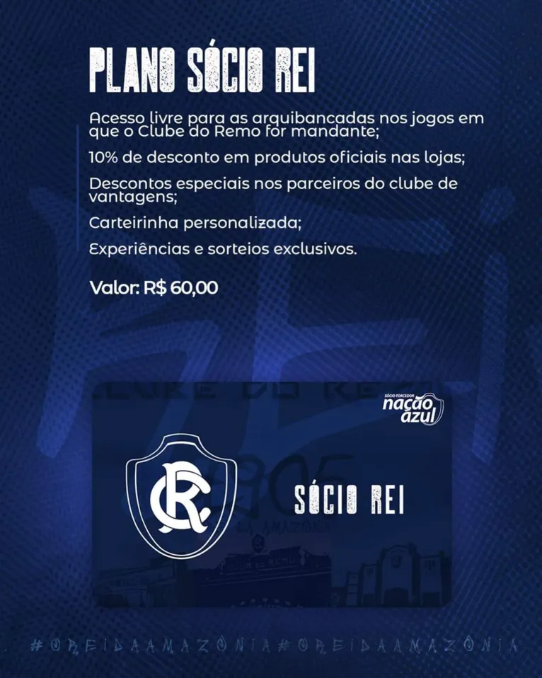 Clube do Remo apresenta seu novo programa Sócio Torcedor