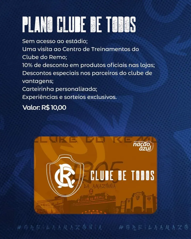 Clube do Remo apresenta seu novo programa Sócio Torcedor