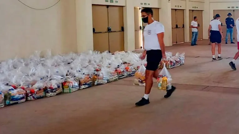 Mais cestas de alimentos chegaram a Marabá neste domingo com apoio da força-tarefa montada pelo governo do Estado