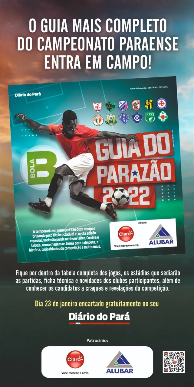 Guia do Parazão 2022 entra em campo; veja como ter o seu!