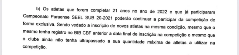 Castanhal aponta irregularidade do Clube do Remo no Sub 20