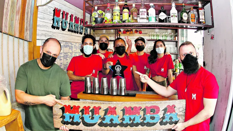 Drinks oferecidos pelo Muamba Bar atraíram a atenção do público e dos jurados do prêmio