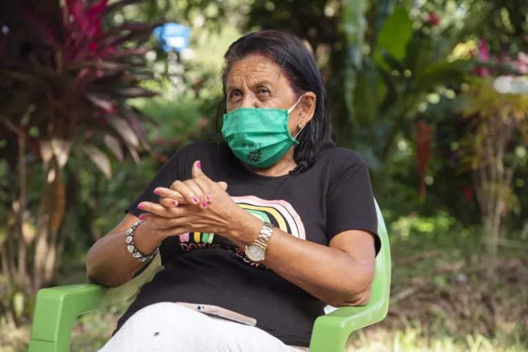 Maria de Fátima, líder comunitária de Turiaçu, pede diálogo e lembra que aquisição de terras pela empresa foi legal