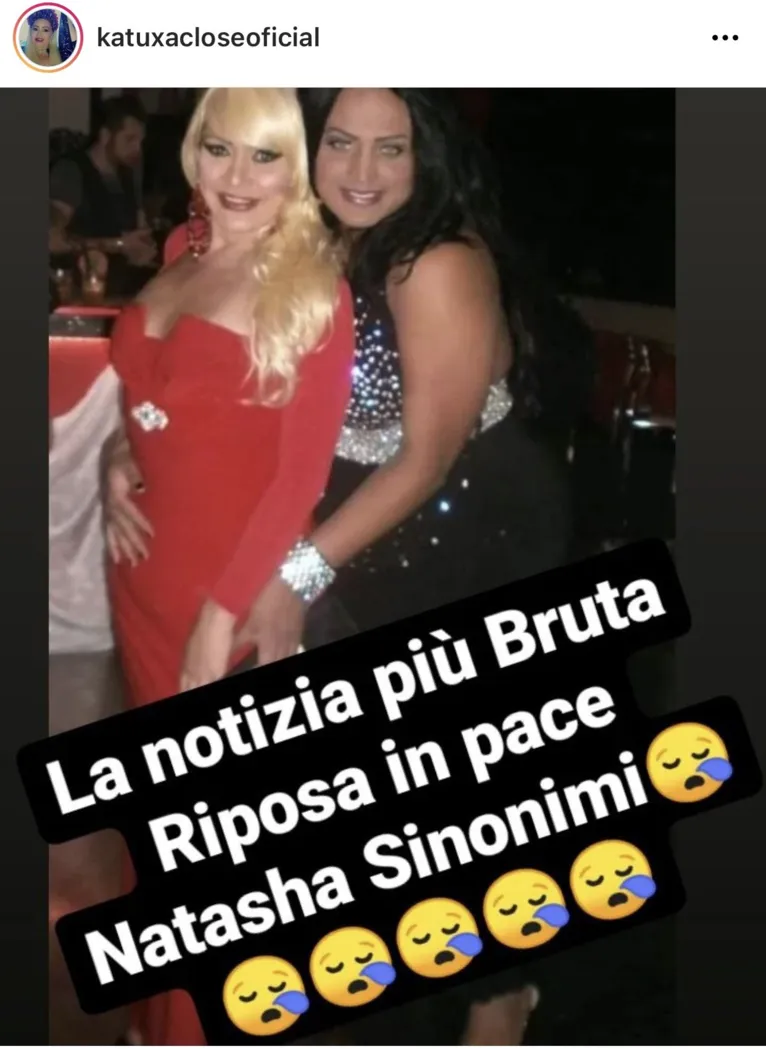 Natasha
Simonini, do meme “buonasera, Natasha”, morre