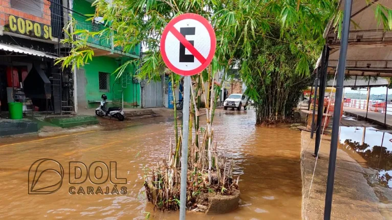 A elevação no nível do rio era esperada pela Defesa Civil