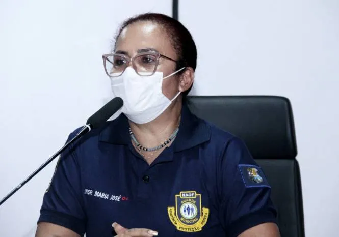 Maria José, inspetora da Guarda Municipal e Coordenadora do Núcleo de Atenção a Guarda Feminina da Guarda Municipal de Belém