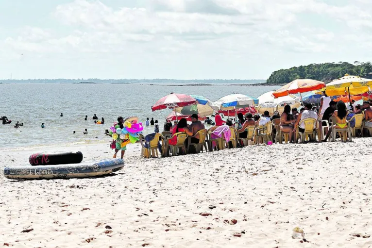 A praia do Vai Quem Quer.