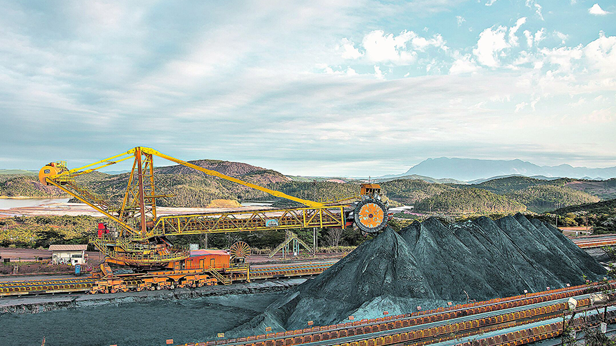 O setor mineral respondeu por 93% das exportações em 2021