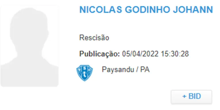 Paysandu acerta venda milionária de Nicolas para o Goiás