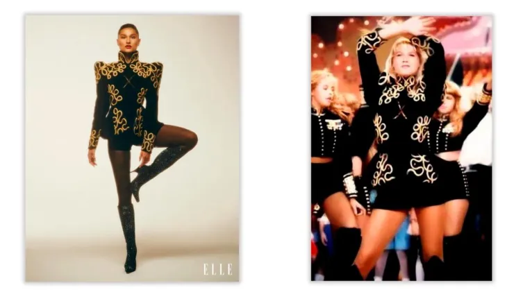 Sasha
recria pose de Xuxa e usa roupas da mãe em ensaio