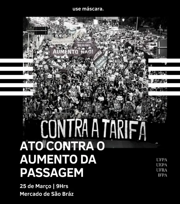 Estudantes fazem novo ato contra o aumento da passagem