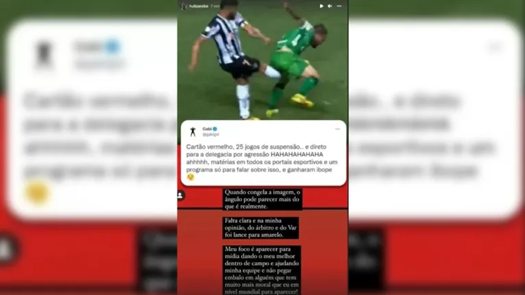 Resposta de Hulk à provocação de Gabigol