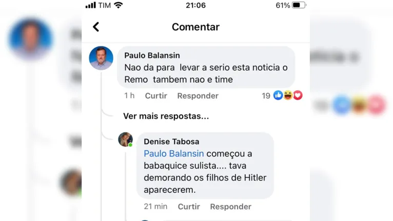 Diretor do Operário-PR ofende Remo e paraenses na internet