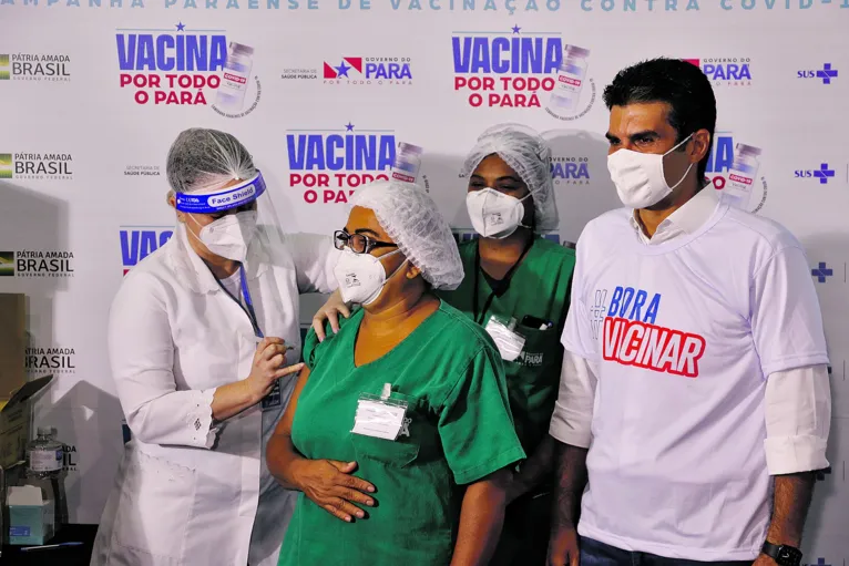 Vacinação no Pará iniciou em 19/01/21