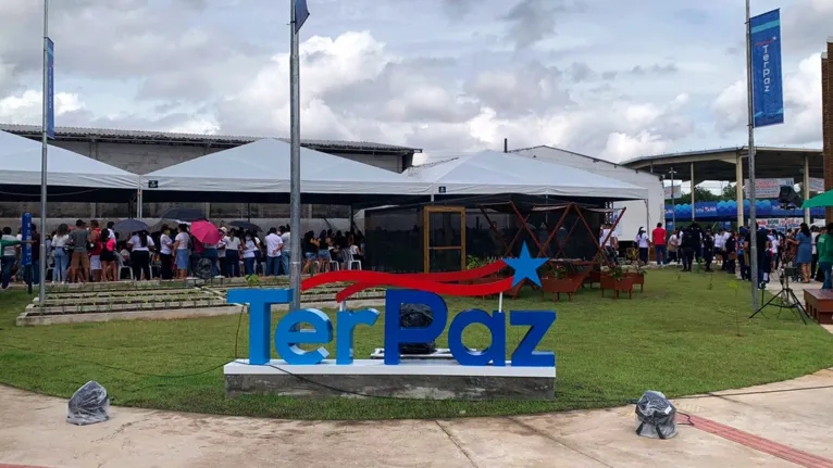 O projeto Usina da paz está dentro do programa Territórios Pela  Paz (TerPaz).