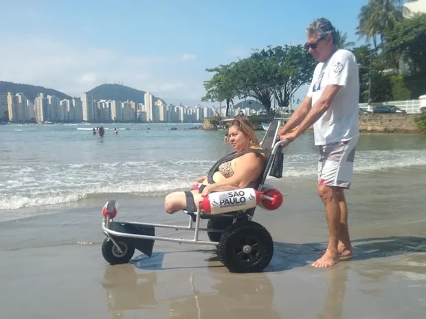 Empresa desenvolve equipamentos para acesso a ambientes de lazer a cadeirantes