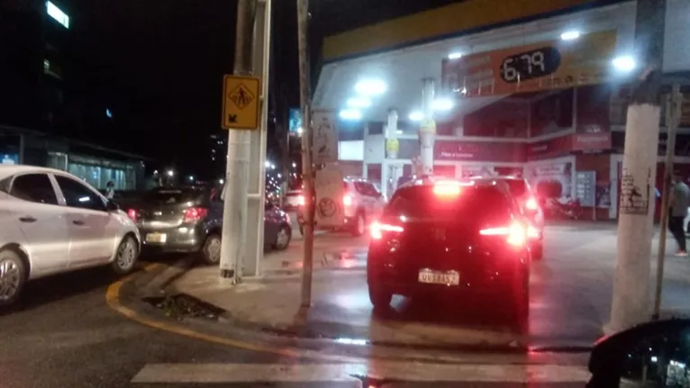 Posto em Belém na noite desta quinta