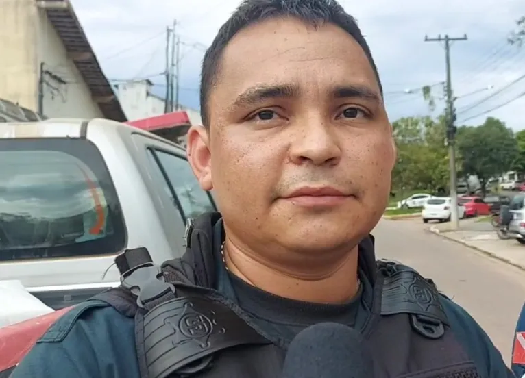 Sargento Jordeilton foi quem apresentou os menores na Seccional de Polícia