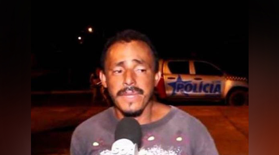 Cleudo Carvalho de Aquino, de 37 anos, matou o pai idoso a golpes de facão