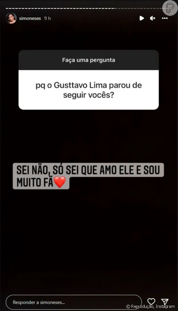 Simone expõe unfollow de Gusttavo Lima. Veja!