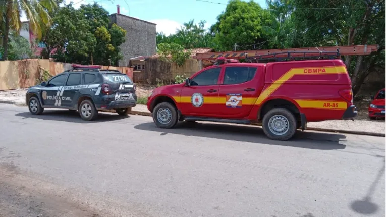 Equipes do Corpo de Bombeiros e da Polícia Civil continuam as buscas