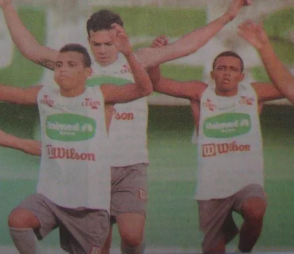 Leandro, na época em que jogava no Papão, em 2006.