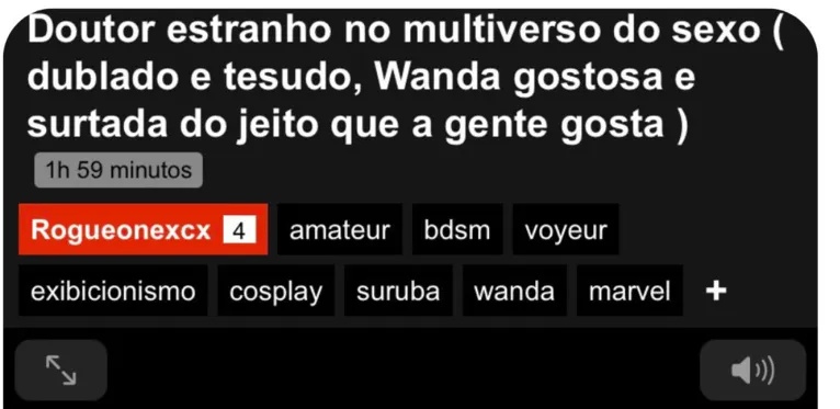 Doutor
Estranho é pirateado no XVideos com “Wanda gostosa”