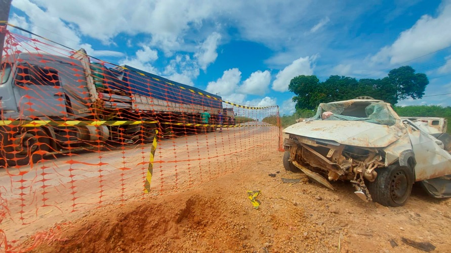 Local onde ocorreu o acidente está em obras