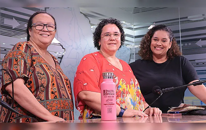 Chef Cláudia Lima, empresária Rita Vidal e a jornalista Haynna Hálex.