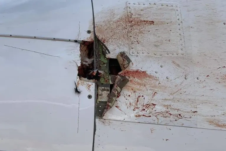 Colisão com ave deixa buraco em avião no México