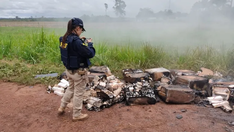 PRF apreende 29 mil maços de cigarro em Santarém