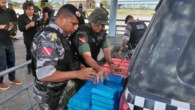 Drogas apreendidas em Cametá