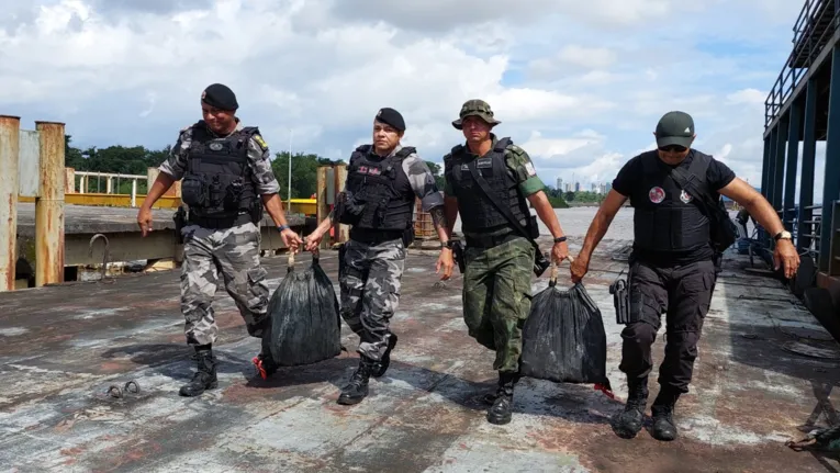 Drogas apreendidas em Cametá