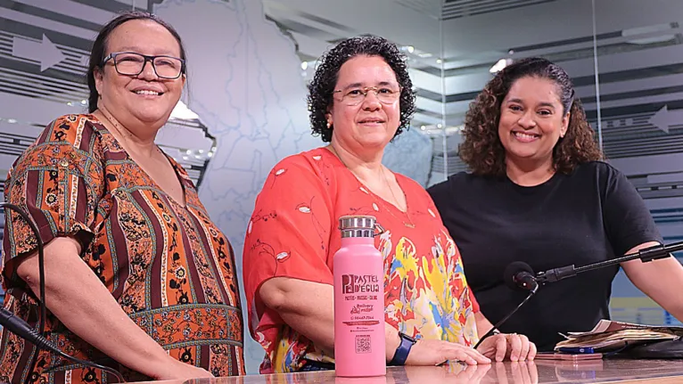 Chef Cláudia Lima, empresária Rita Vidal e a jornalista Haynna Hálex.