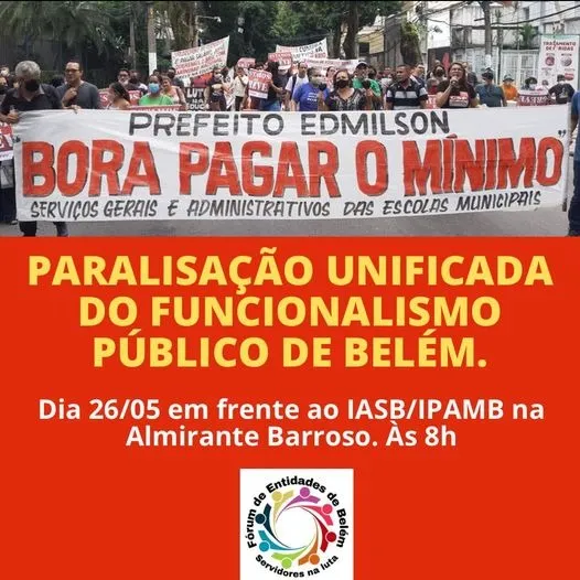 Servidores municipais fecham Almirante Barroso em protesto